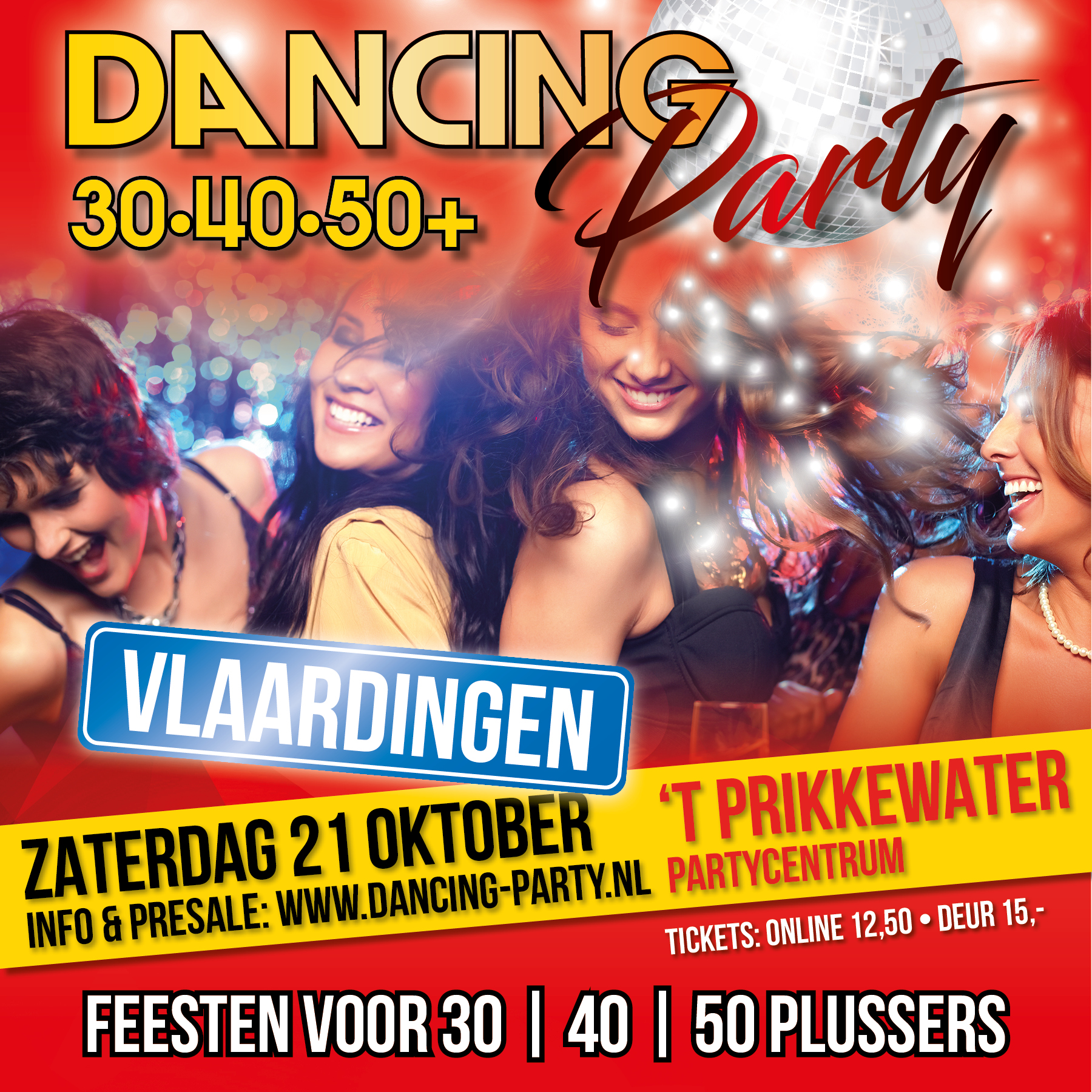 Dancing party 30, 40, 50+
